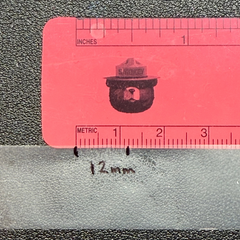 Ruler — measuring the tape mark
